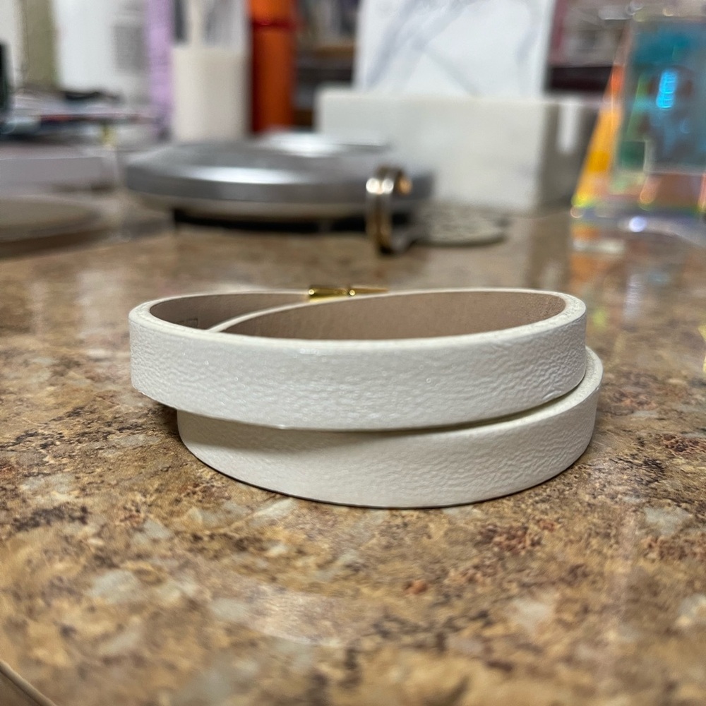 Rustic Cuff Leather Wrap Bracelet - image 4